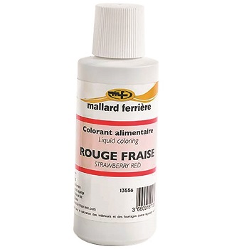 Mallard Ferriere Liquid Colour for Sugar - Strawberry Red